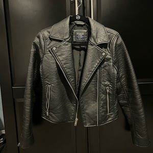 Abercrombie leather jacket